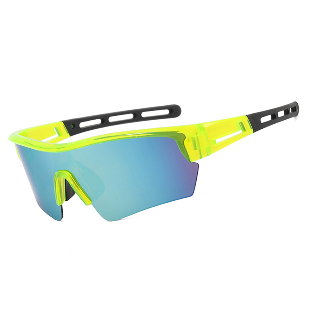 Men Women Cycling Glasses Anti-uv Outdoor Sport Sunglasses Goggles Fashion Driving Running Fishing Eyewear Yellow Frame Yellow Lens