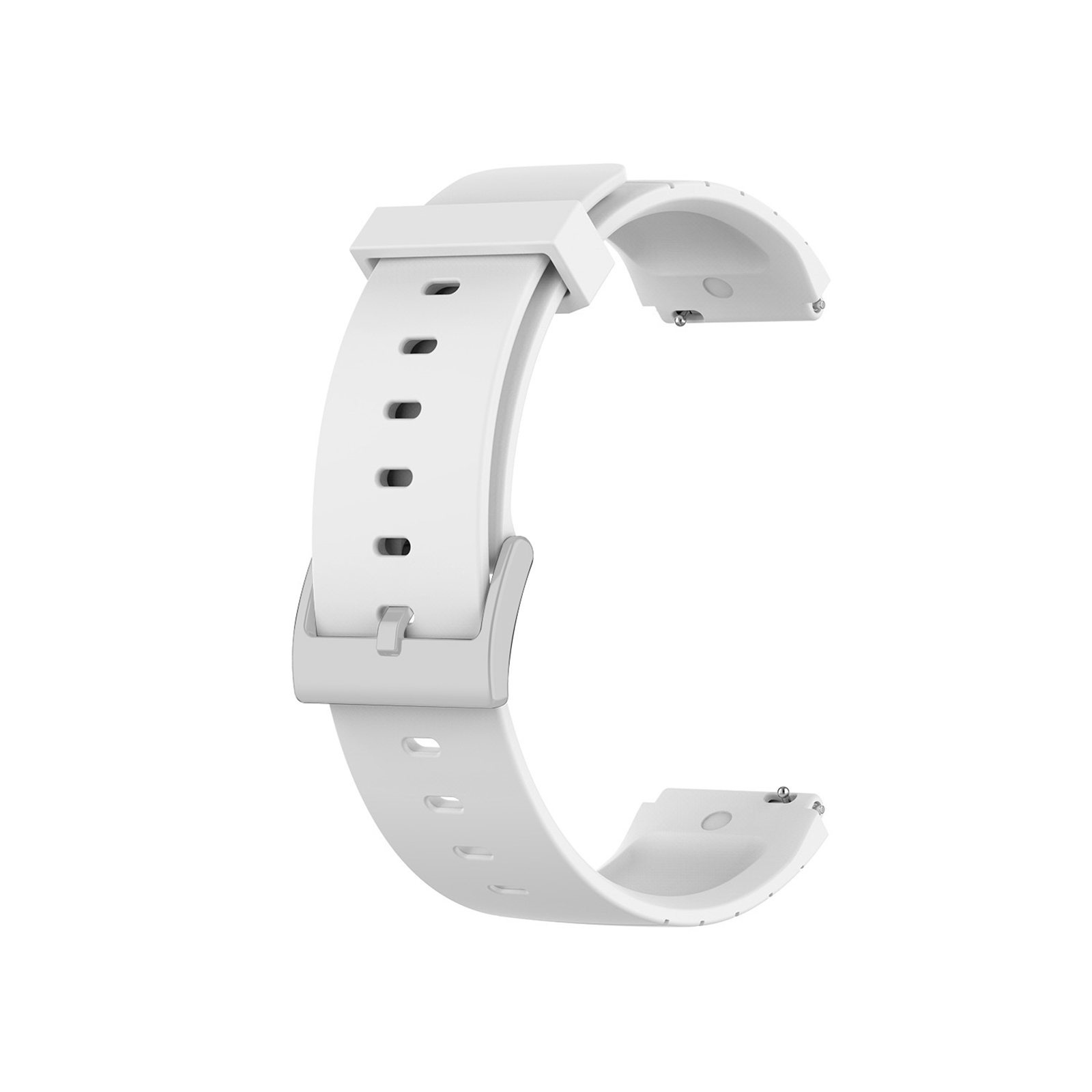 Replacement Watch Band Soft Silicone Strap Sports Bracelet Wristband Compatible For Mibro T1 Smart Watch White
