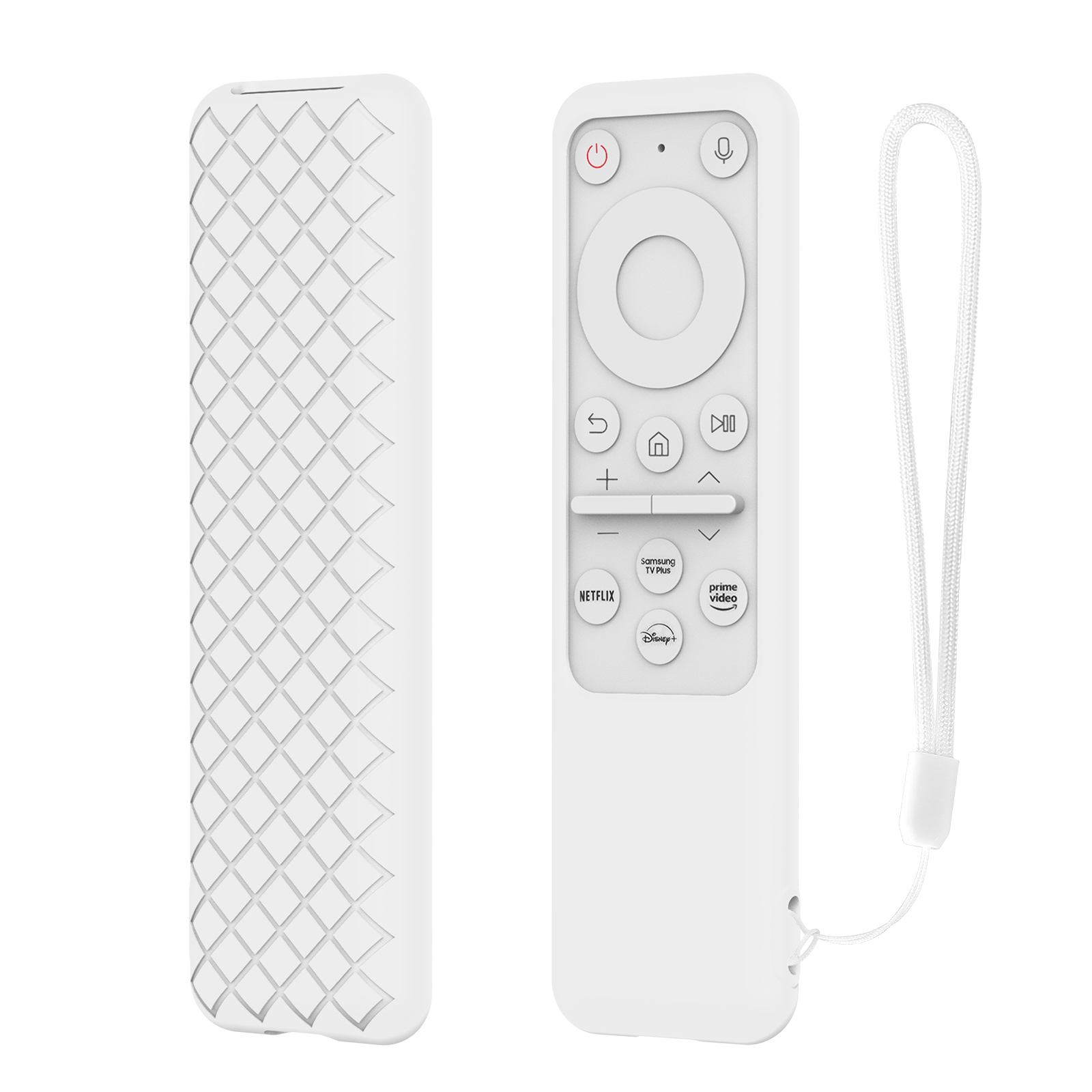 Remote Case Cover Compatible For BP59-00149B TM2261S BP59-00149A Remote Control Anti Slip Silicone Protective Cover White