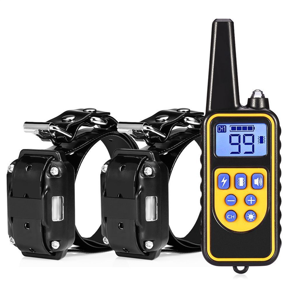 800m Electric Dog Training Collar with Remote Rechargeable with Lcd Display