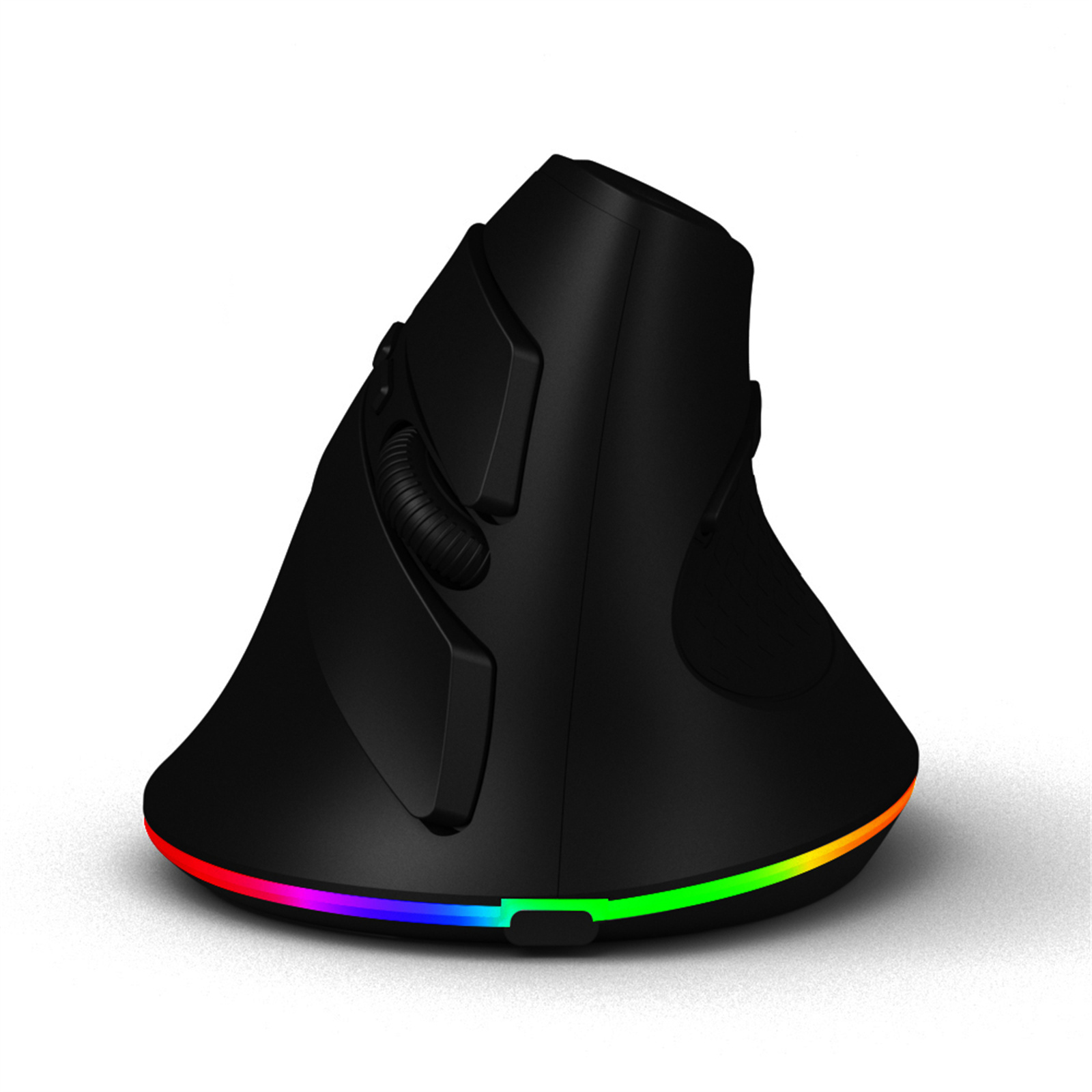 Wireless Vertical Mouse Adjustable DPI 2.4GHz Wireless Mouse Ergonomic Gaming Mouse Dual Modes Connection Mice High Precision Mice Portable Mouse For PC Laptop Computer black