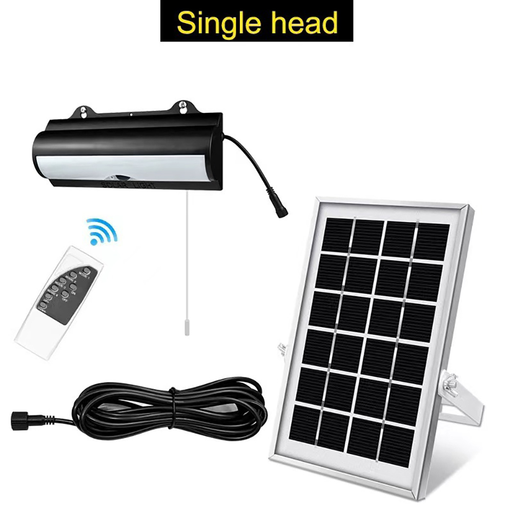 Outdoor Wall Sconce, Solar Lights Outdoor With 4 Modes, 35 LED Beads, 800 Lumens, Remote Control, IP65 Waterproof LED Lights For Home, Garden, Porch One to One White light