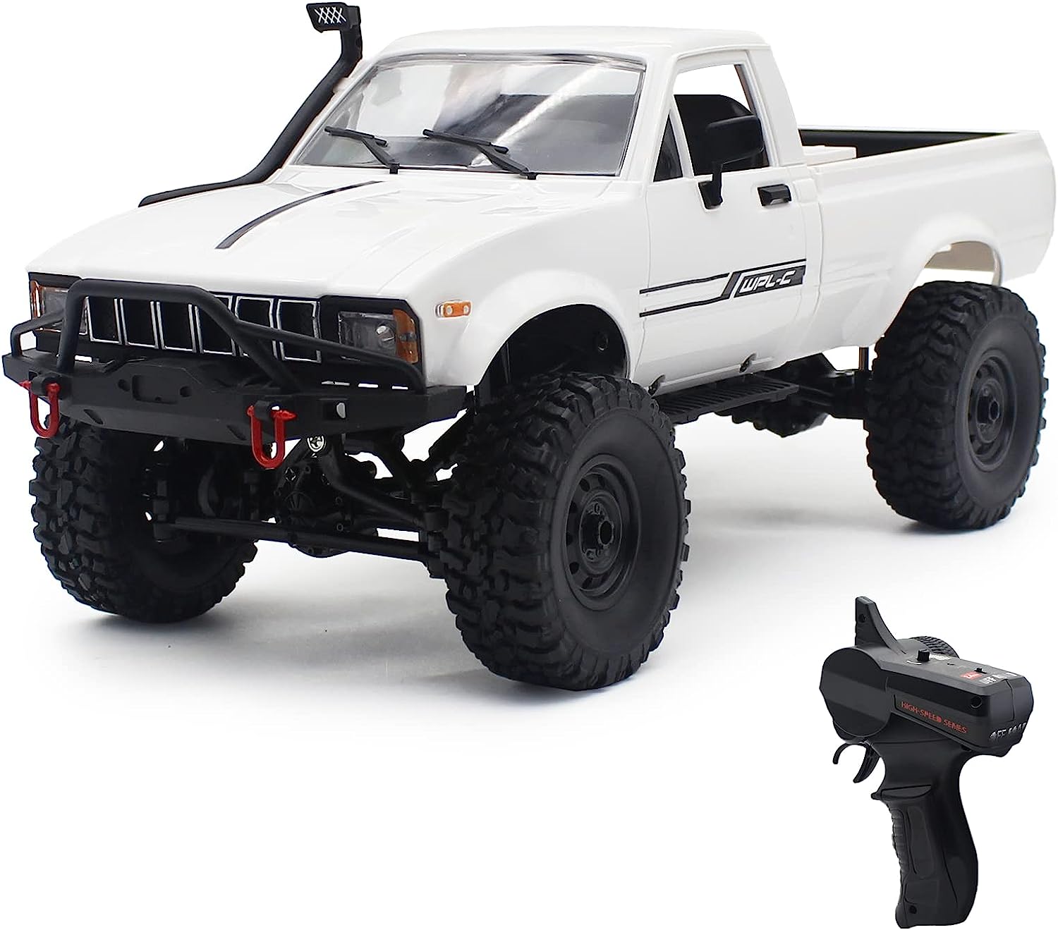 C24-1 2.4Ghz RC Car Crawler 1:16 Scale 4WD Rechargeable RC Climbing Car Model Toy