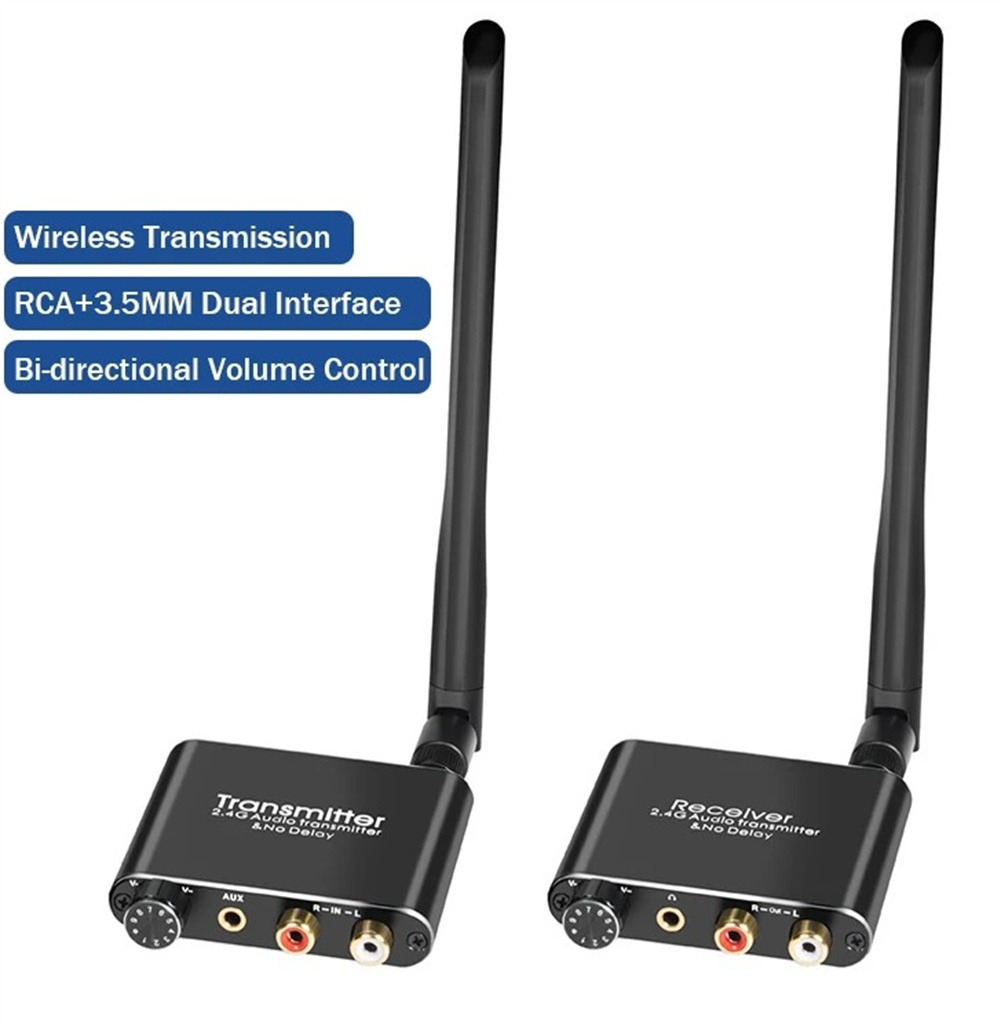 AYW02 Wireless Audio Transmitter Receiver Home Stereo 2.4G Wireless Audio Adapter
