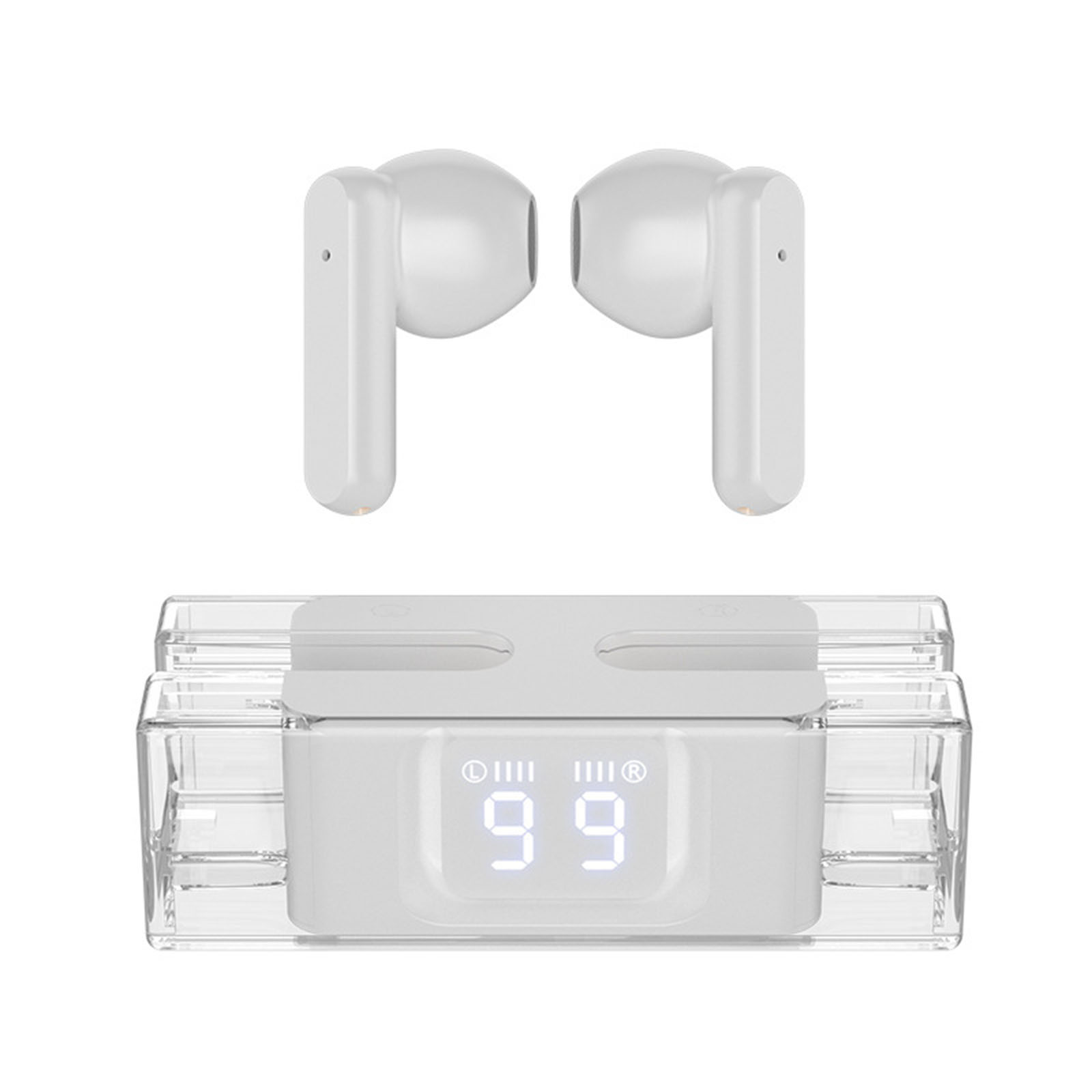 SP28 E90 Wireless Earbuds In-Ear Stereo Earphones With Charging Case LED Power Display Noise Canceling Ear Buds