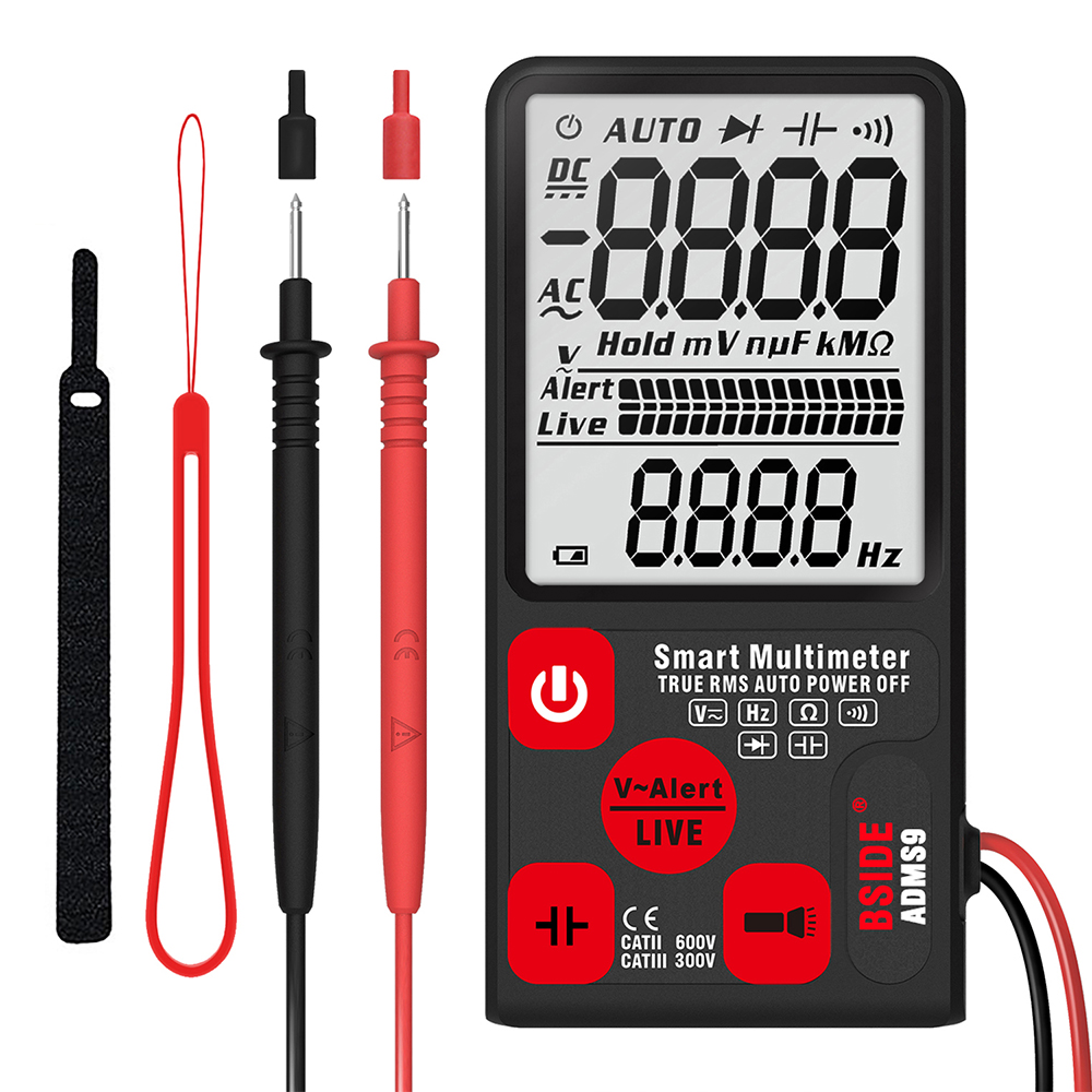 BSIDE ADMS9 Tester Voltmeter Ohm Resistance Test