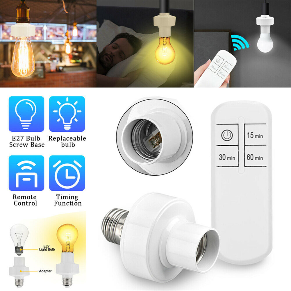 Wholesale E27 Lamp Holder Wireless Remote Control Stable Performance ...