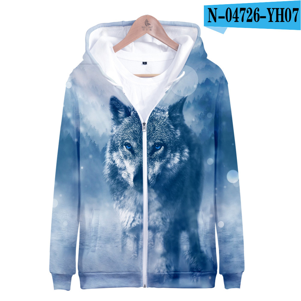 Women//Men 3D Hoodie Men Women Sweatshirt Casual Animals Horses Paint All