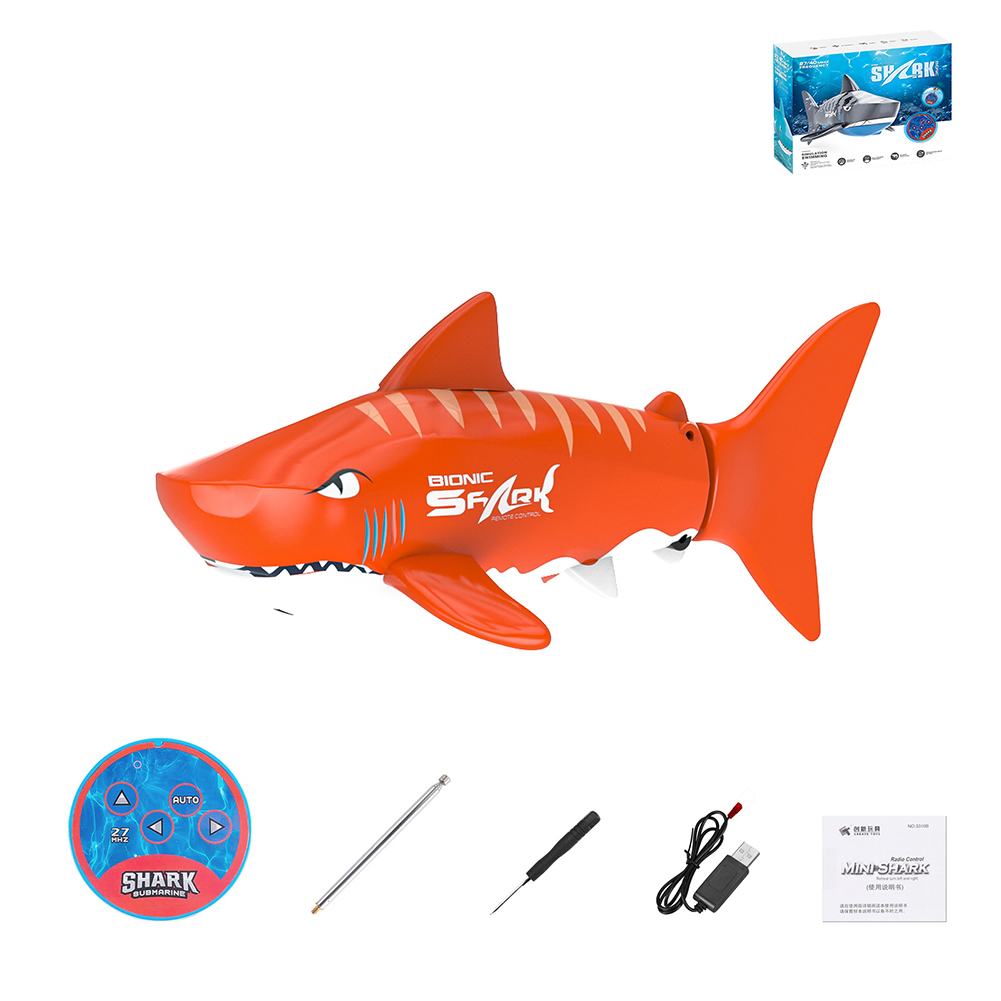 Mini Electric Shark Remote Control Boat Bionic Fish Submersible Infrared Control