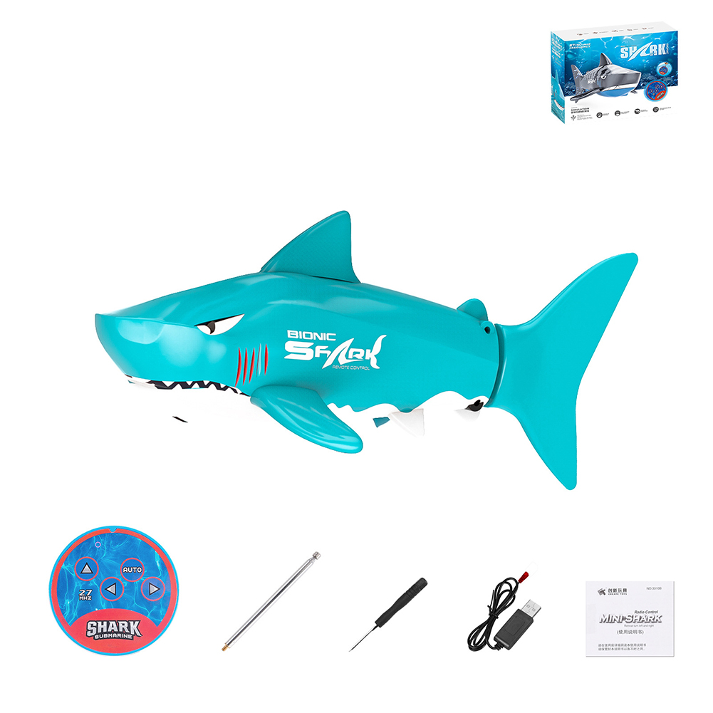 Mini Electric Shark Remote Control Boat Bionic Fish Submersible Infrared Control