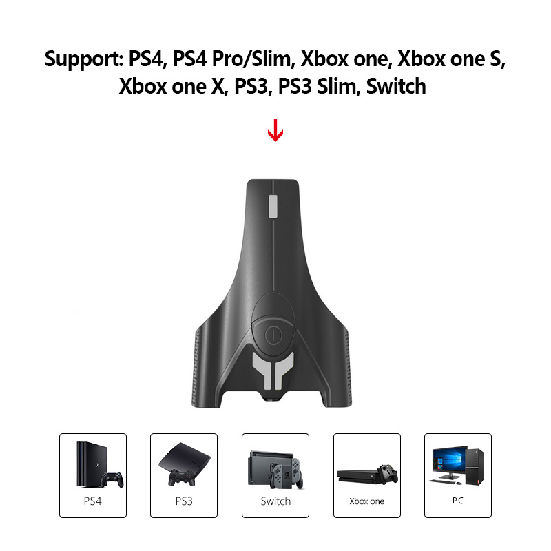 Keyboard  Mouse  Converter With 3.5mm Headphone Jack For Switch Ps4 Pro Xbox One black