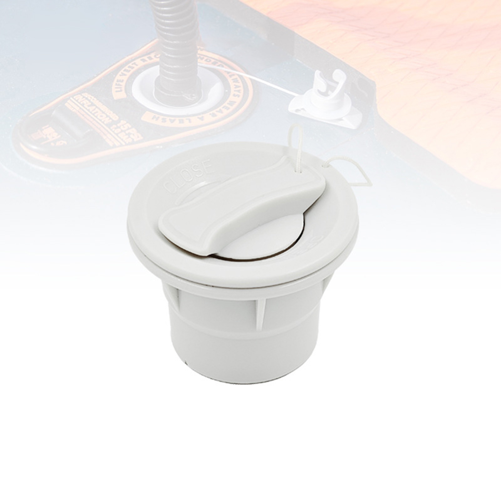 Air Valve Adapter Split Design Cap Paddle Board Replacement Valve Air Valve For Inflatable Boat Dinghy Kayak Canoe Rafts Accessories grey