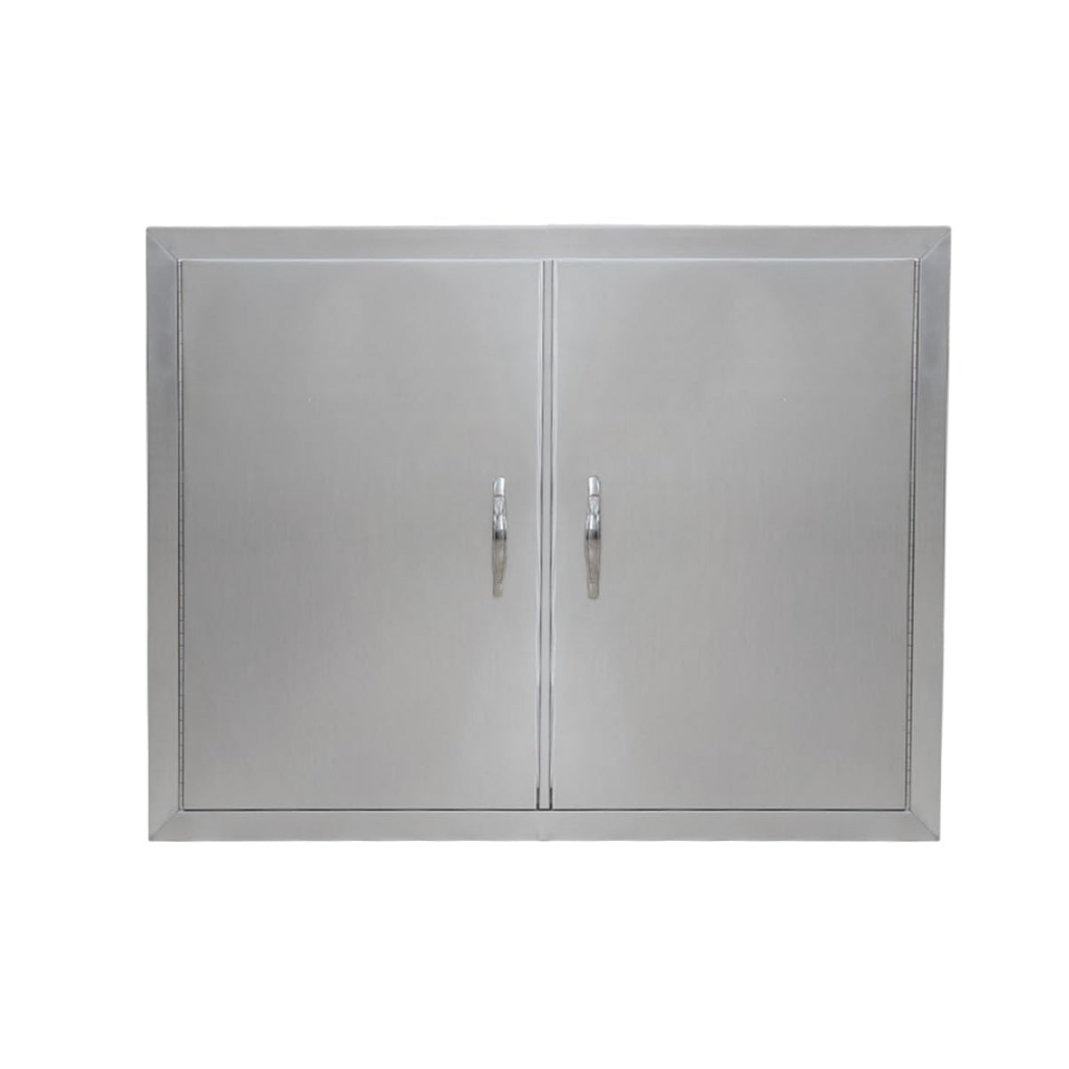US GARVEE BBQ Access Door Grill Door Double Door Brushed Stainless Steel Outdoor Kitchen Doors