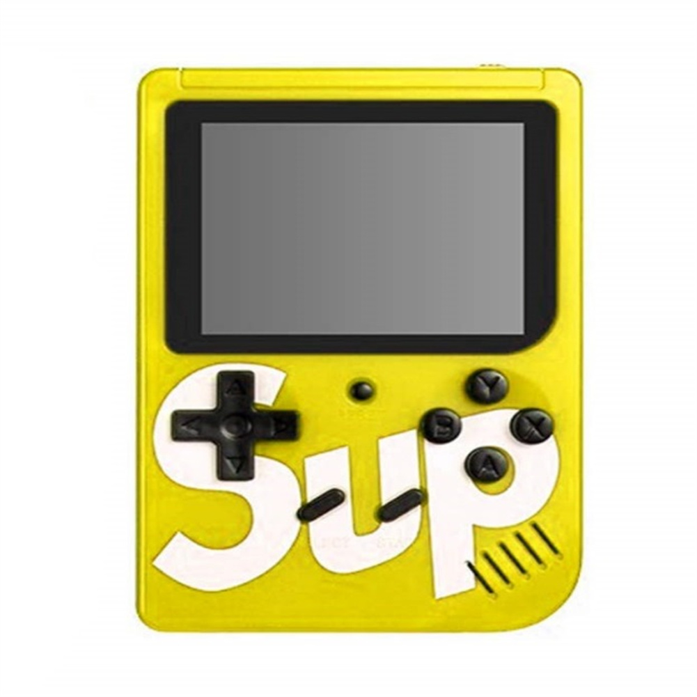 2.8-inch Lcd Screen Retro Video Game Console Built-in 400 Classic Games Handheld Portable Pocket Mini Game Player Yellow