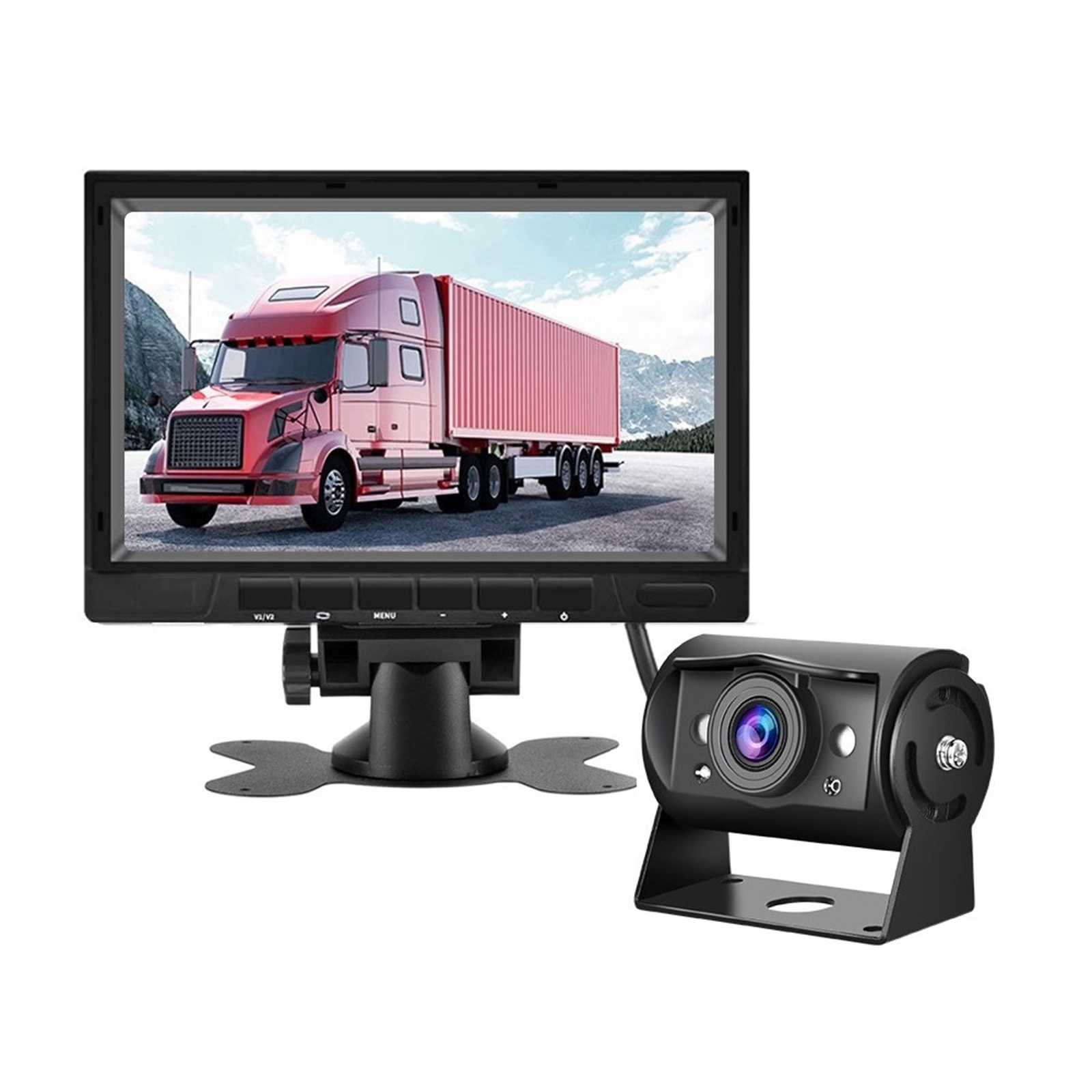 Vehicle Backup Camera 7 inch Monitor Kit Waterproof Ahd Rear View Camera
