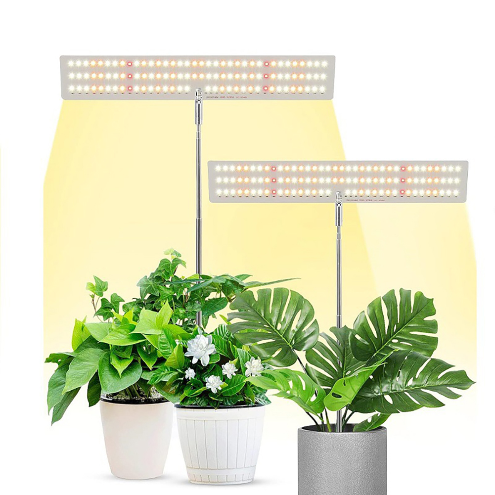 10W 120LEDs Plant Growth Lamp IP54 Waterproof Auto On/Off Adjustable Brightness Height LED Full Spectrum Plant Light