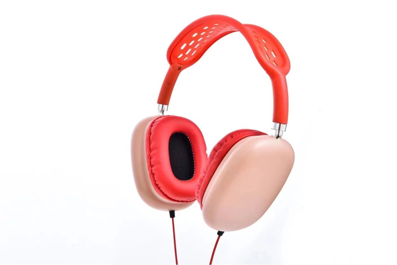Max-450 Head-mounted  Earphones Bluetooth-compatible 5.0 Noise Adjustable Reduction Mobile Phone Computer Universal Headset Gaming Headphones pink