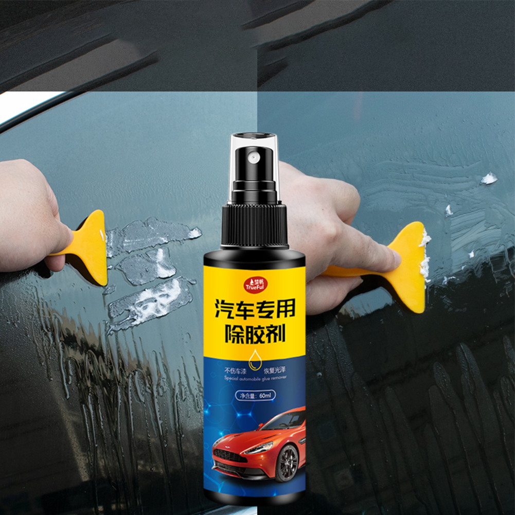 Car Sticky Residue Remover Auto Window Film Adhesive Sticker Spray Glue