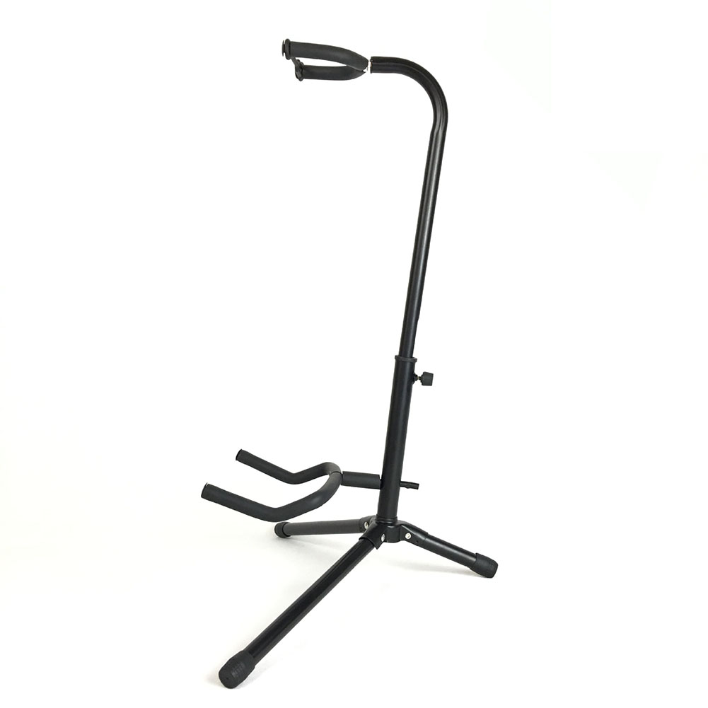 Guitar Stand Tripod Single Stand Collapsible for Acoustic, Electric guitar, Bass, Mandolins, Banjos, Ukuleles Single stand