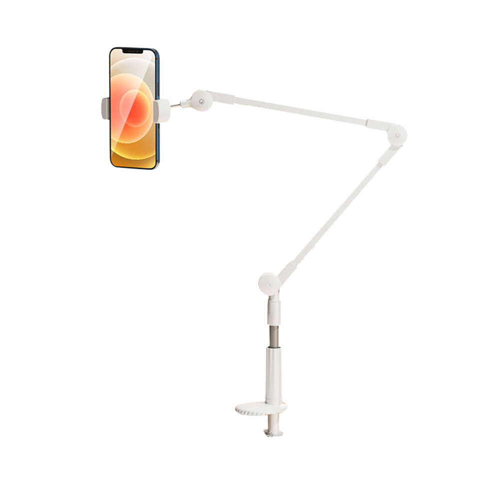 Universal Phone Stand Holder Mount Flexible 360° Rotation Long Arm Bracket Stand For Phones Mobile Bed Office Kitchen