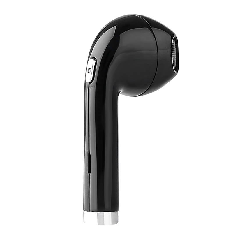 Mini Wireless In-Ear Bluetooth Earphone 180 Degrees Rotated Headset for iPhone Samsung black