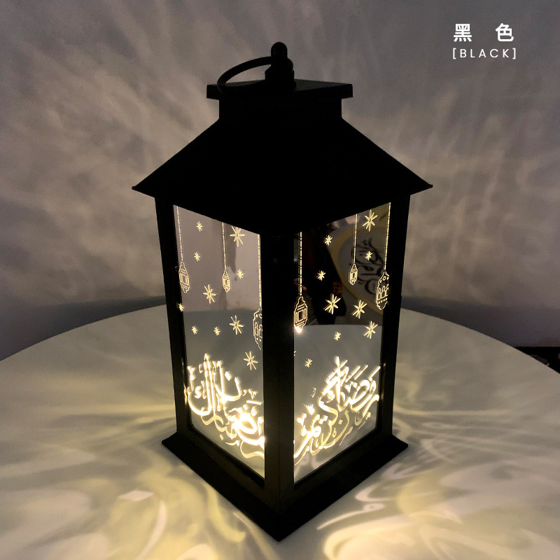 Wholesale Muslim Ramadan Wind Lamp Lantern Eid Festival LED Light Retro