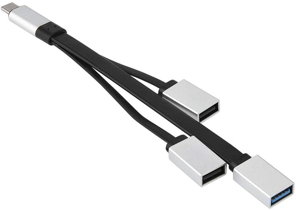 3-in-1 Type C Hub Multiport Adapter Type C to USB3.0 + 2 USB2.0