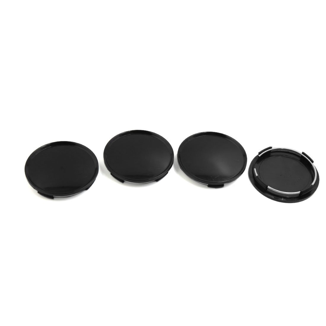 4pcs Black 63mm Diameter Wheel Center Hub Cap Cover Guard for Car Auto