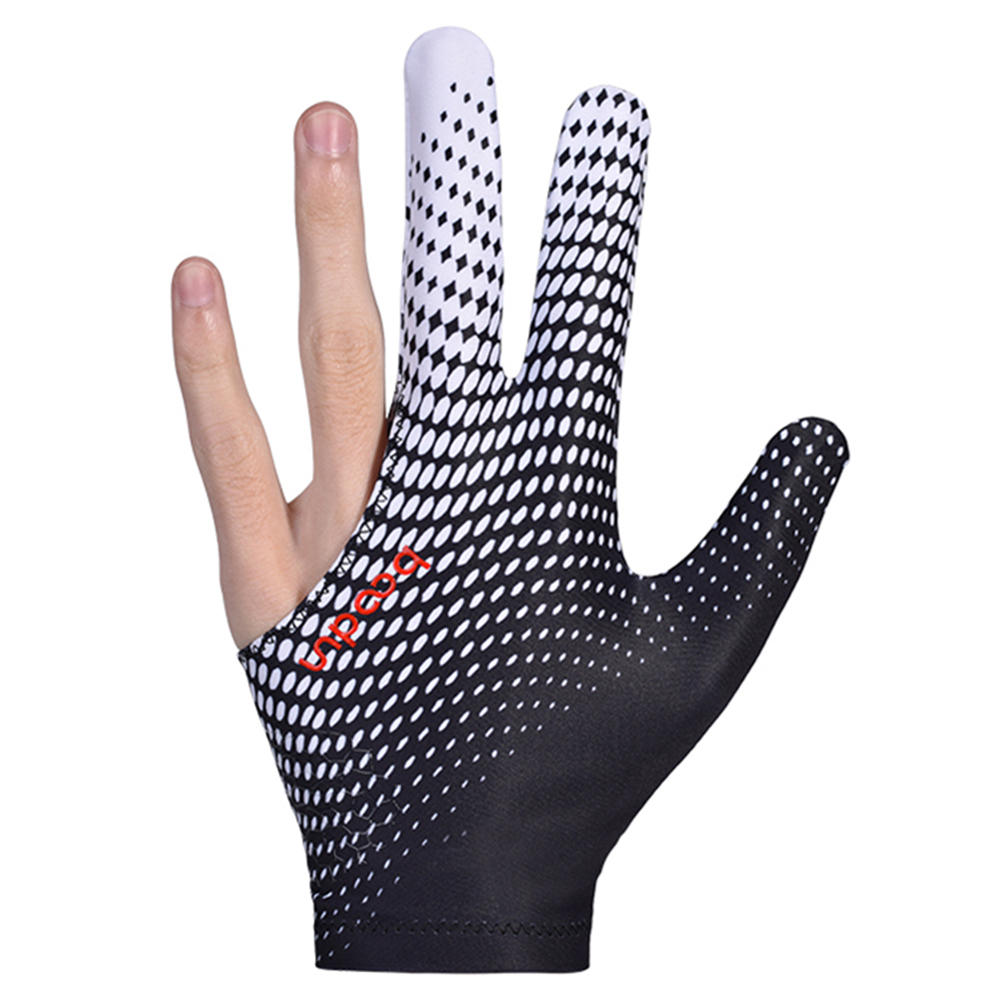 Wholesale Billiard Gloves Three Fingers Lycra Anti Skid Snooker Pool