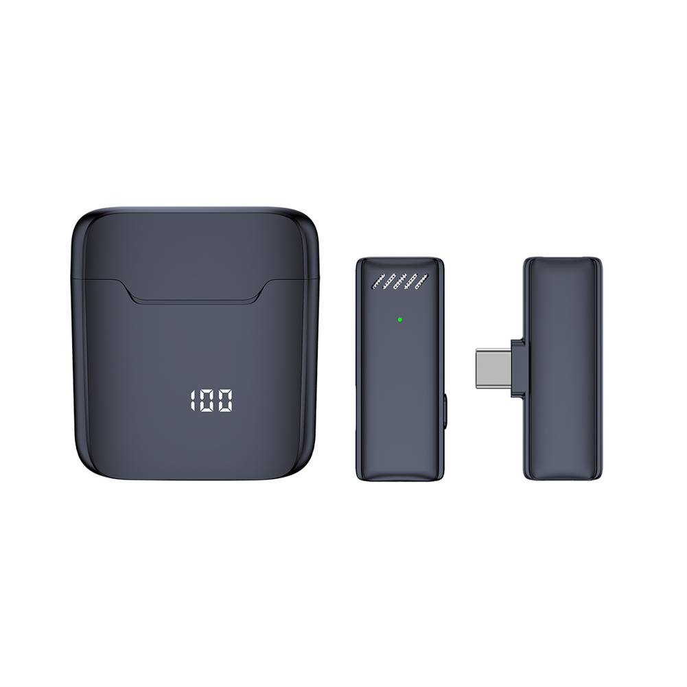 Wireless Lavalier Microphone Noise Cancelling Audio Video Recording Mic S11