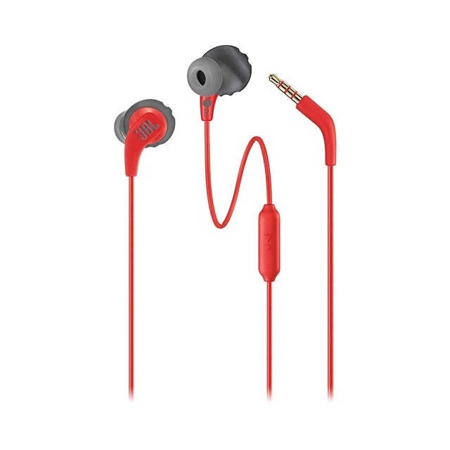 Original JBL Bluetooth Earphone JBL ENDURANCE Run BT Wireless Bluetooth Earphones Sports Headphones IPX5 Waterproof Headset Magnetic Earbuds with Microphone red