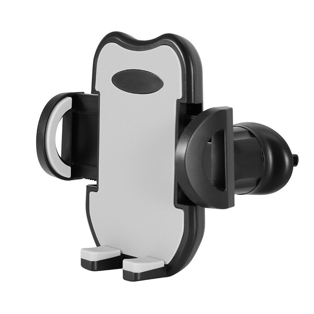 Car Air Vent Phone Holder Stand Mount 360 Degree Rotating Strong Clamp Air Vent Holder GPS Cell Phone Mount Cradle grey