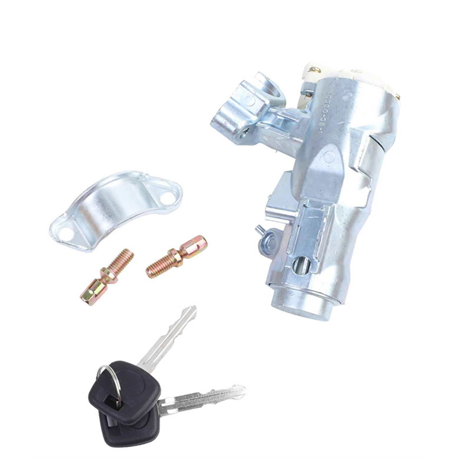 45020-12-11 Ignition Lock Cylinder Assembly with Bolts Bracket 2 Key Replacement