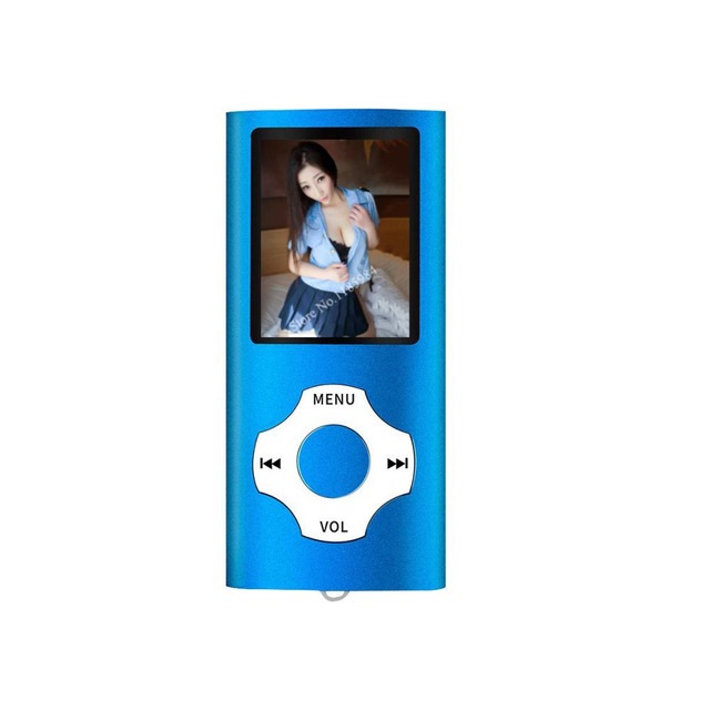 Bluetooth Mp3 Player Portable Mp4 Music Playing Stereo Fm Radio External Student Mp3 Recorder blue