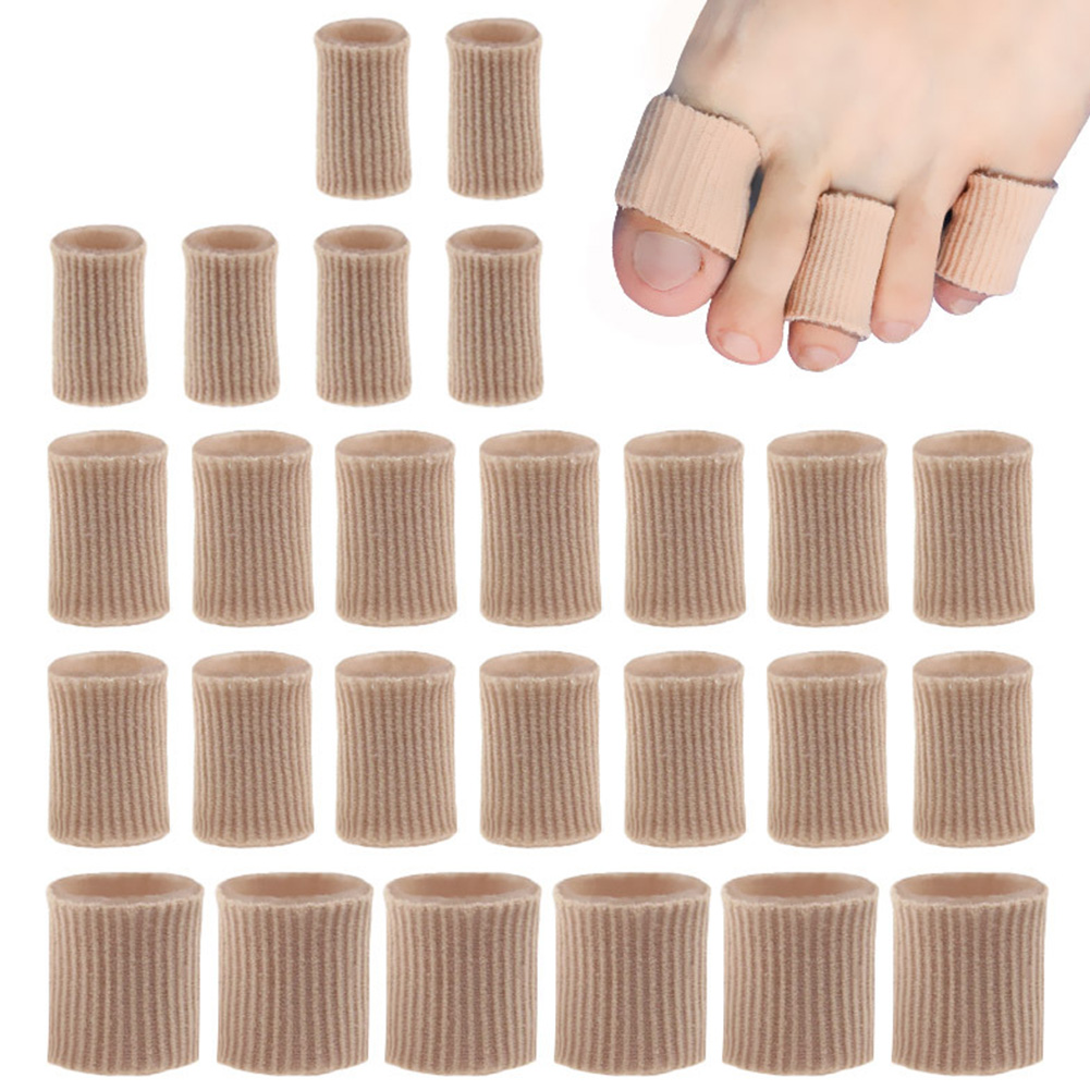 US Toes Fingers Separator Divider Protector Corns Calluses Feet finger corrector Insoles Fabric Gel Silicone Tube M