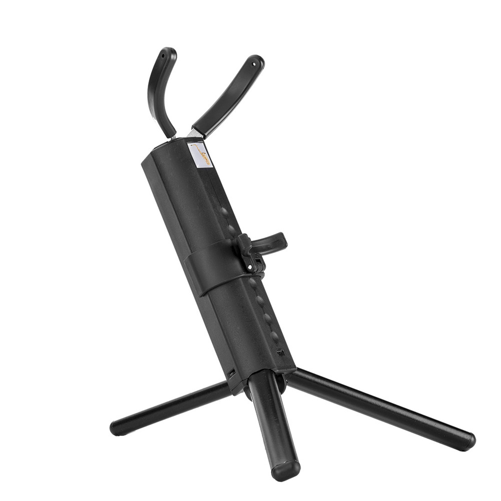Portable Tenor Saxophone Stand Folding Sax Holder Tripod Bracket black