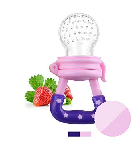[EU Direct] Baby fruits and vegetables nibble on the pacifier pink M