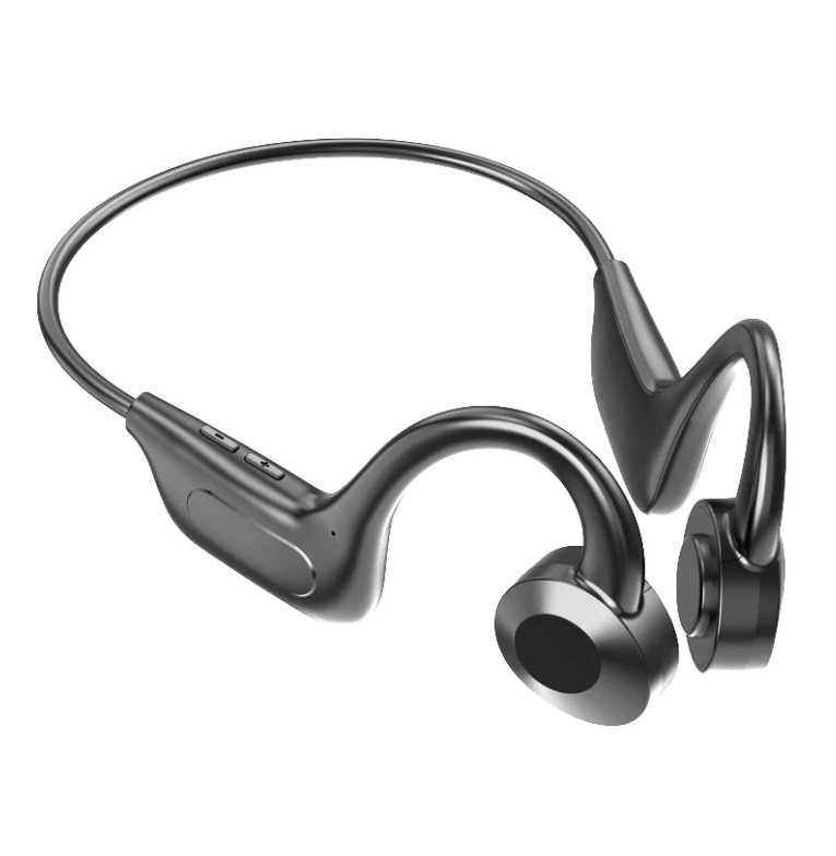 Vg02 Wireless  Headphone, Portable Sport Waterproof Earphone, Bluetooth-compatible Headset Hifi Bone Conduction Bluetooth-compatible 5.1 black