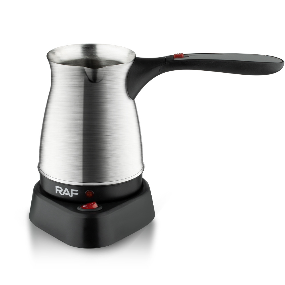 Coffee Maker 5-cup Coffee Maker With Anti Scalding Handle Dual Protection System 600ML Large Capacity Stainless Steel Modern Coffee Maker 5 Cup black