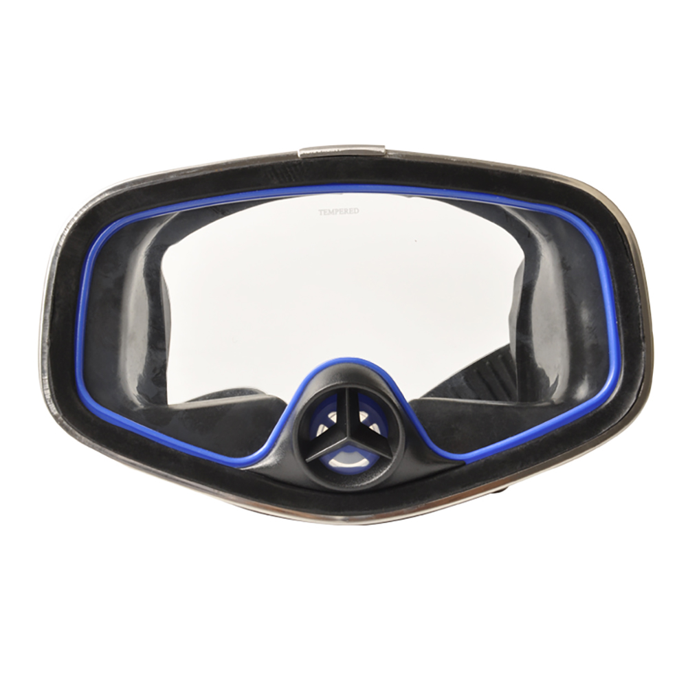 Diving Mask Professional Nose Valve Big Frame Snorkeling Diving Goggle Wide View Swimming Snorkeling Valve Mirror as picture show