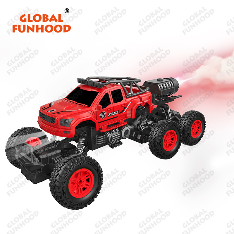 Remote Control Racing Car 6-channel Automatic Demonstration Spray Climbing Car