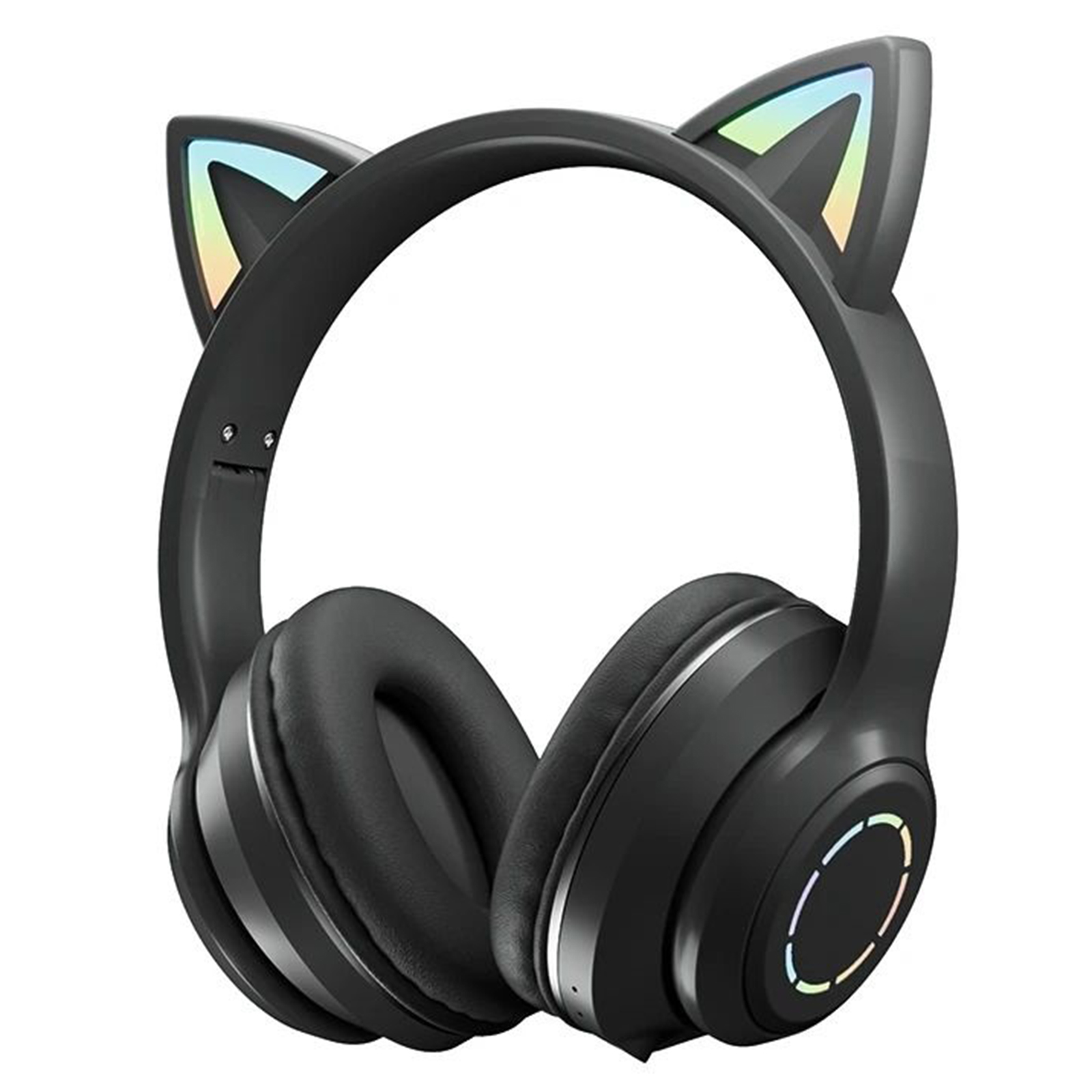 Wholesale Gradient Cat Ears Noise Canceling Headset Stereo Sound ...