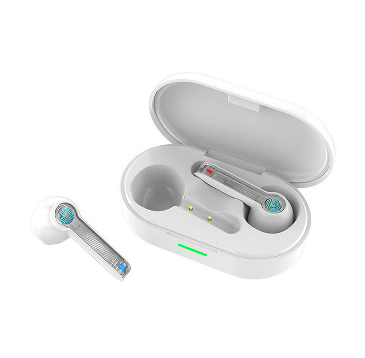 L32 Tws Bluetooth  Headset Hifi 5.0 Waterproof Sports Wireless Built-in Earphone With Microphone white