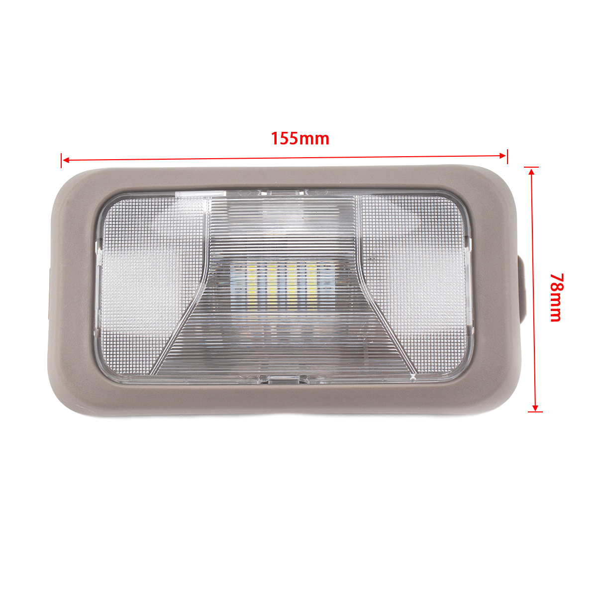 Car Roof LED Headlights Rust and Corrosion Resistance Car Accessories for Chevrolet Beige+white_LED car lights