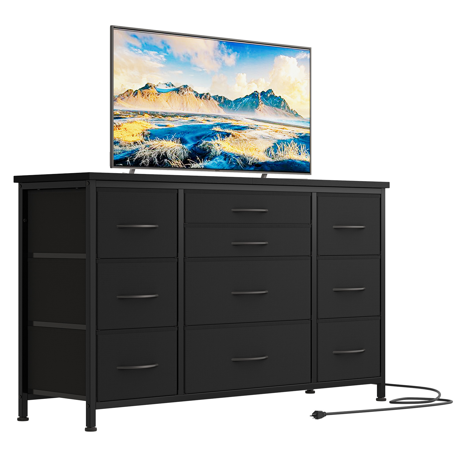 US GARVEE 10 Drawer Dressers for Bedroom, Tv Stand Dresser for 55