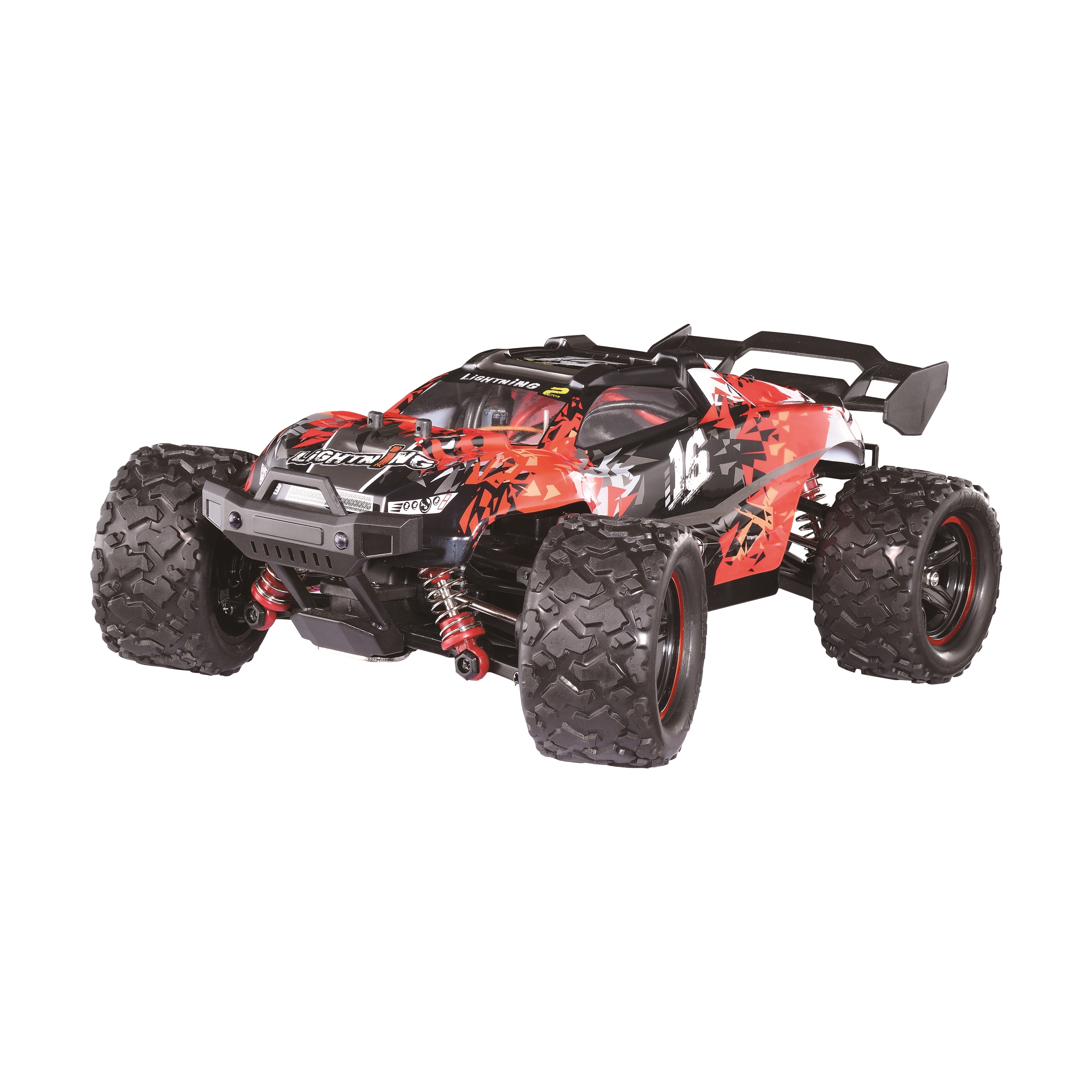 HS 18421 18422 18423 1/18 2.4G Alloy Brushless Off Road High Speed RC Car Vehicle Models Full Proportional Control Red 1 battery