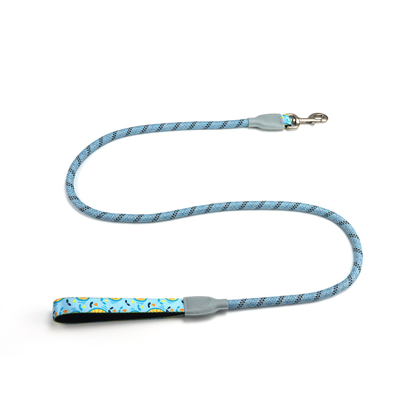 Heavy Duty Dog Rope Leash With Ultra-Soft Padded Handle Wear-resistant Reflective Dog Leash