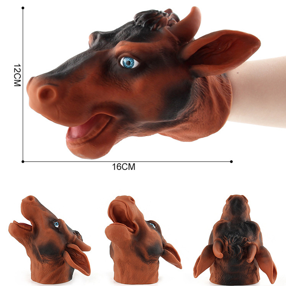 Wholesale Simulate Animal Hand Puppet Head Hand Puppet Playing Fun Toy