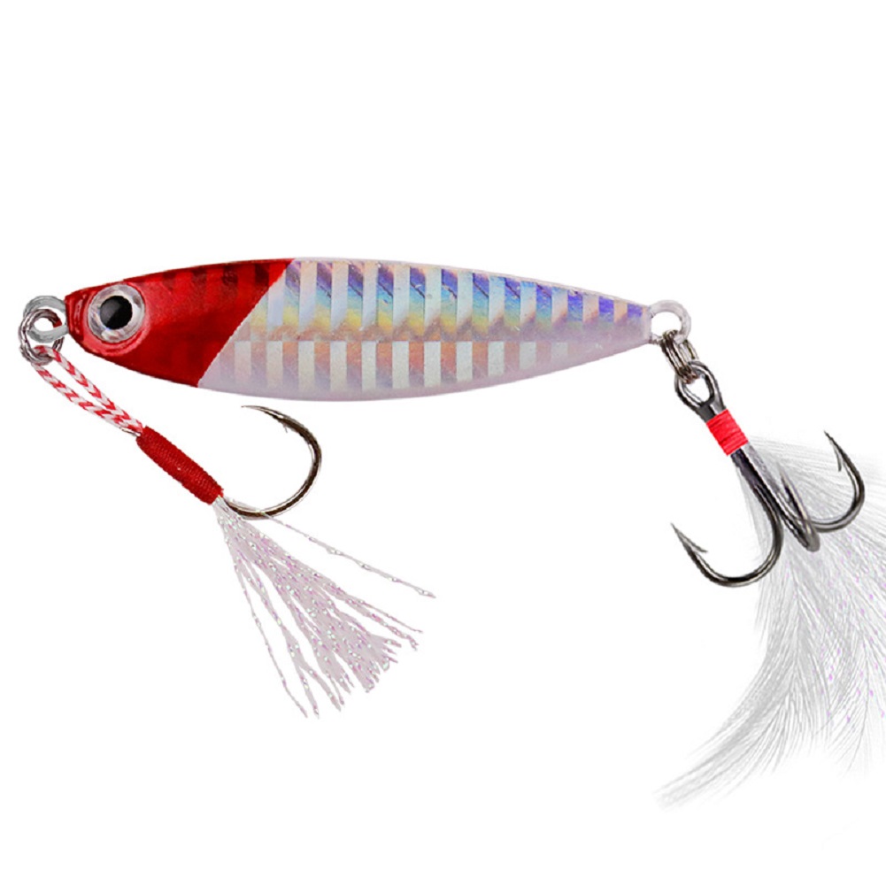 Fishing Lure fishing jigging lure spoon spinnerbait Sheet Iron All Metal Mini Lead Fish Fishing Lure Trolling 7g10g15g20g Color 5_20g