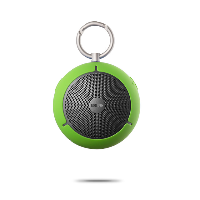 Original EDIFIER M100 Outdoor Mini Speaker Keychain Type Wireless Bluetooth Loudspeaker Portable Waterproof Music Player Support TF Memory Card green